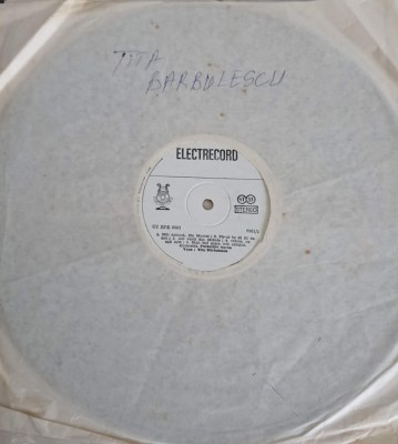 Disc vinil, LP. TITA BARBULESCU: MAI NEICUTA, DIN MUSCEL ETC.-TITA BARBULESCU-248005 foto