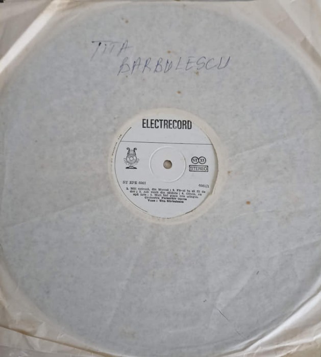 Disc vinil, LP. TITA BARBULESCU: MAI NEICUTA, DIN MUSCEL ETC.-TITA BARBULESCU-248005