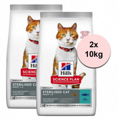 Hill&#039;s Science Plan Feline Adult Sterilised Cat Tuna 2 x 10 kg