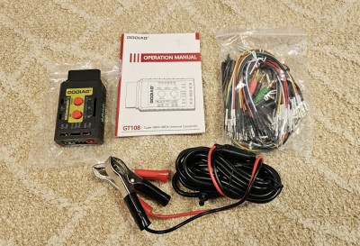 Adaptor Godiag GT108 tip C pt. Cars, SUVs,Trucks, Tractors, Mining Vehicles, Generators, Boats foto