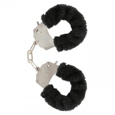 Catuse Plus ToyJoy "Furry Fun Cuffs" Negru##