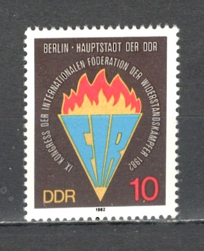 D.D.R.1982 Congresul Federatiei luptatorilor ptr. libertate Berlin SD.488