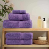 vidaXL Prosoape de spalare SOLUND 10 pcs Violet Bumbac