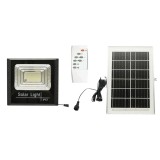 Proiector LED 60W, 6500K cu panou solar 6W, baterie LiFePO4 5000mAh si telecomanda IP67 Breckner Germany