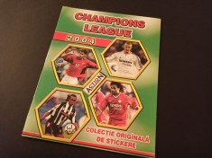 Album Editura Action Stickers UEFA Champions League 2004 foto