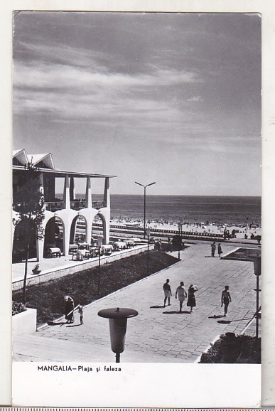 bnk cp Mangalia - Plaja si faleza - circulata