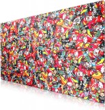 Mousepad Beymemat, cauciuc, multicolor, 90 x 40 cm