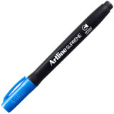 Permanent Marker Artline Supreme Metallic, Corp Plastic, Varf Rotund 1.0mm, - Albastru Metalizat