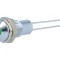 Lampă LED verde convex &Oslash;6,2mm IP40 pentru PCB
