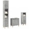 VidaXL Set mobilier de baie, 3 piese, gri beton, lemn compozit 3324947
