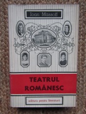IOAN MASSOFF - TEATRUL ROMANESC volumul 2 CARTONATA