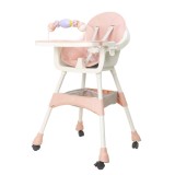 Scaun de masa pentru copii, 5-72luni, greutate maxima 50kg, roz Z-TOOLS / ZTS 9142