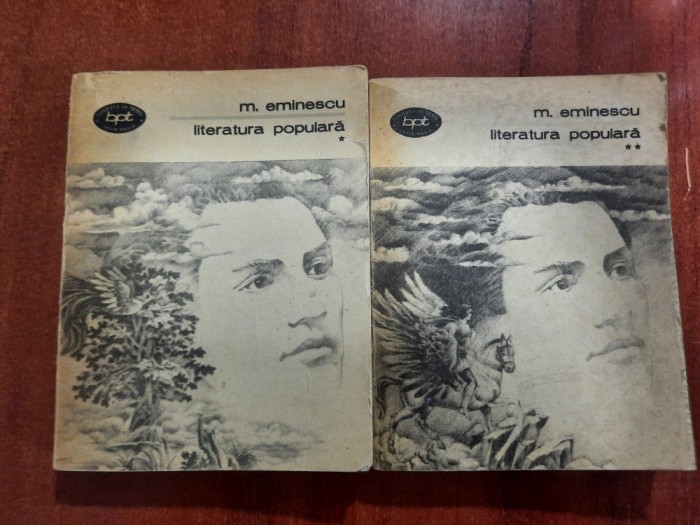 Literatura populara vol.1 si 2 de Mihai Eminescu