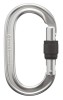 Carabiniera Oval Keylock Screwgate Gri, Black Diamond
