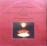 Arturo Benedetti Michelangeli DIR. SERGIU CELIBIDACHE beethoven disc vinyl VG+, Clasica, electrecord