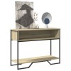 VidaXL Măsuță consolă, stejar sonoma, 100x35x74,5 cm, lemn prelucrat 848530