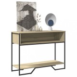 vidaXL Măsuță consolă, stejar sonoma, 100x35x74,5 cm, lemn prelucrat
