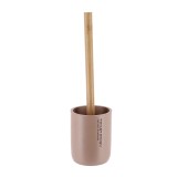 Perie De Toaletă Polirăsină &ndash; Cappuccino/Bamboo Compoziție Polirăsină + Pvc