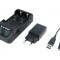 &Icirc;ncărcător baterii re&icirc;ncărcabile Li-Ion 3.6/3.7V 1A