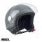 Casca open face pentru scuter - motocicleta (demi-jet) Max Helmets model DJ06 LS 7.9 (FLS) culoare: gri lucios (GFLN) &ndash; 100% MADE IN ITALY S (55/56cm)