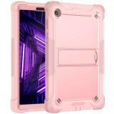 [Pachet 360&Atilde;&sbquo;&Acirc;&deg;] Husa + folie sticla Lenovo Tab M10 Plus TB-X606F Techsuit Rugged TabShell, roz