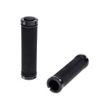 Set mansoane biciclete, negre, LockOn material: Kraton/Gel, L127 mm, greutate: 1... Cod:AWR2215
