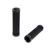 Set mansoane biciclete, negre, LockOn material: Kraton/Gel, L127 mm, greutate: 1... Cod:AWR2215