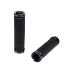 Set mansoane biciclete, negre, LockOn material: Kraton/Gel, L127 mm, greutate: 1... Cod:AWR2215