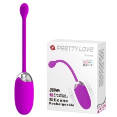 Ou Vibrator Brook 12 Moduri Vibratii, Silicon, USB, Mov