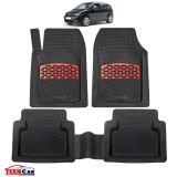 Audi A2 Covorașe Auto Tip Tăviță Compatibile (1999&ndash;2005), Red, Cauciuc