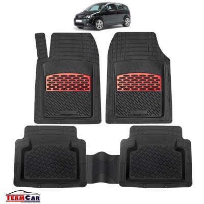 Audi A2 Covorașe Auto Tip Tăviță Compatibile (1999&amp;ndash;2005), Red foto
