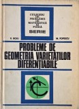 Probleme de geometria varietatilor diferentiale - Valentin Boju, Mariana Popescu