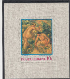 ROMANIA 1974 LP 840 REPRODUCERI DE ARTA IMPRESIONISMUL COLITA MNH