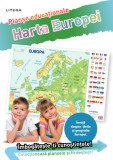 Harta Europei. Planse educationale |