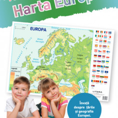 Harta Europei. Planse educationale |
