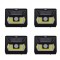 Set 4 x Lampi LED COB solara LF 1622 cu senzor de miscare
