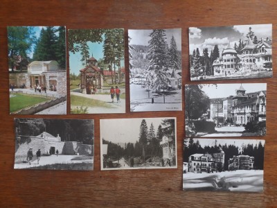 Lot 12 carti postale vintage cu Statiunea Borsec / CP1 foto