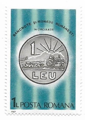 Romania (453) - Bancnote si monede romanesti aflate in circulatie, 1987, neobliterata foto