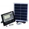 Proiector LED 200W Solar cu Telecomanda, 398 LED SMD, IP67, 6000K, Autonomie 20h, Ideal Gradina, Curte, Gard
