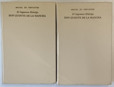 EL INGENIOSO HIDALGO DON QUIJOTE DE LA MANCHA , TOM. I-II de MIGUEL DE CERVANTES , ILLUSTRADO POR JUAN MOREIRA , 1974 foto