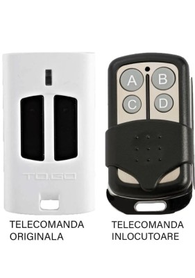 Telecomanda inlocuitoare 2 butoane frecventa 433.92MHz Beninca WP2 compatibila cu originalul (802) foto