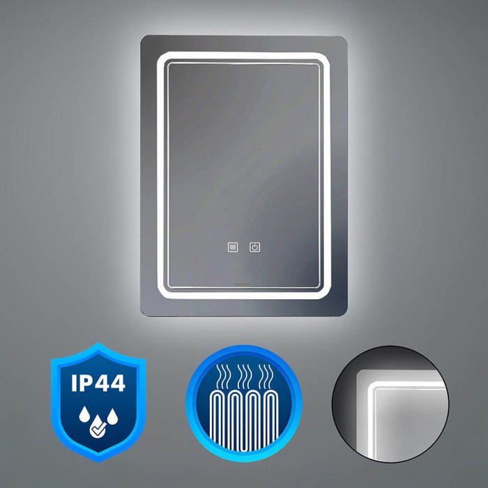 Oglindă video cu iluminare LED