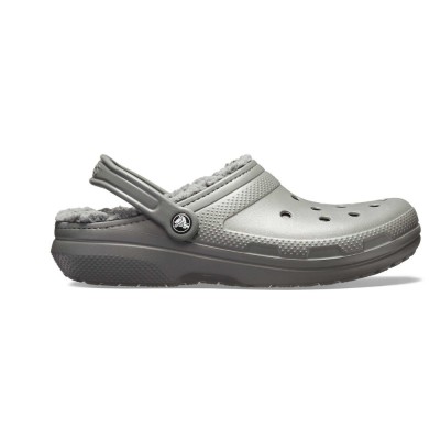 Saboti Crocs Classic Lined Clog Gri - Slate Grey/Smoke foto