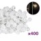 vidalXL Ghirlanda luminoasa, 400 LED-uri, alb cald, 8 functii, 40 m