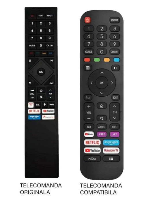Telecomanda TV Hisense ERF3B72H compatibila cod ER9567 /MFY1159 (423-3)