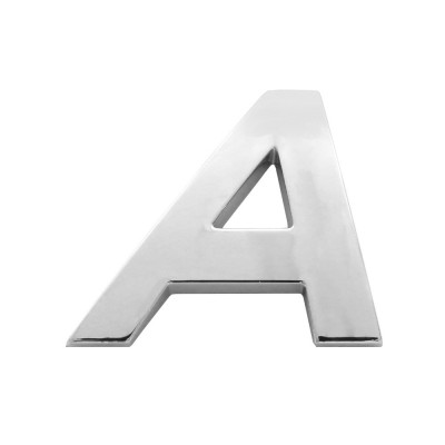 Ornament Auto 3D. Litera A. 26 Mm. Cromat 154766 64393 foto