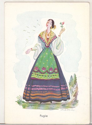 bnk cp Italia - Costume populare - Puglie - necirculata foto