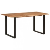 Gossi masa de bucatarie, 154x80x76 cm, lemn masiv de acacia