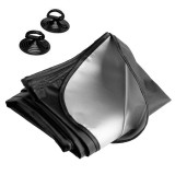 Prelata Parbriz Auto Iarna/Vara 70x145cm, Protectie Anti-inghet, Parasolar, Gri, Universala