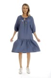 Rochie Dama, Eranthe, Boho Style V350, cu Pictura Realizata Manual - S